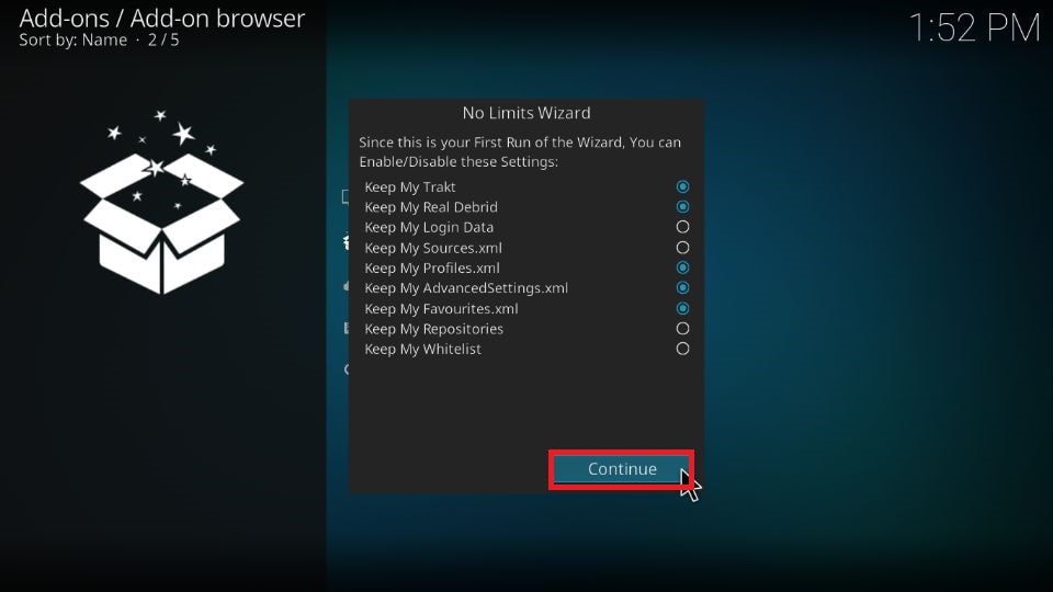 how to download from kodi no limits